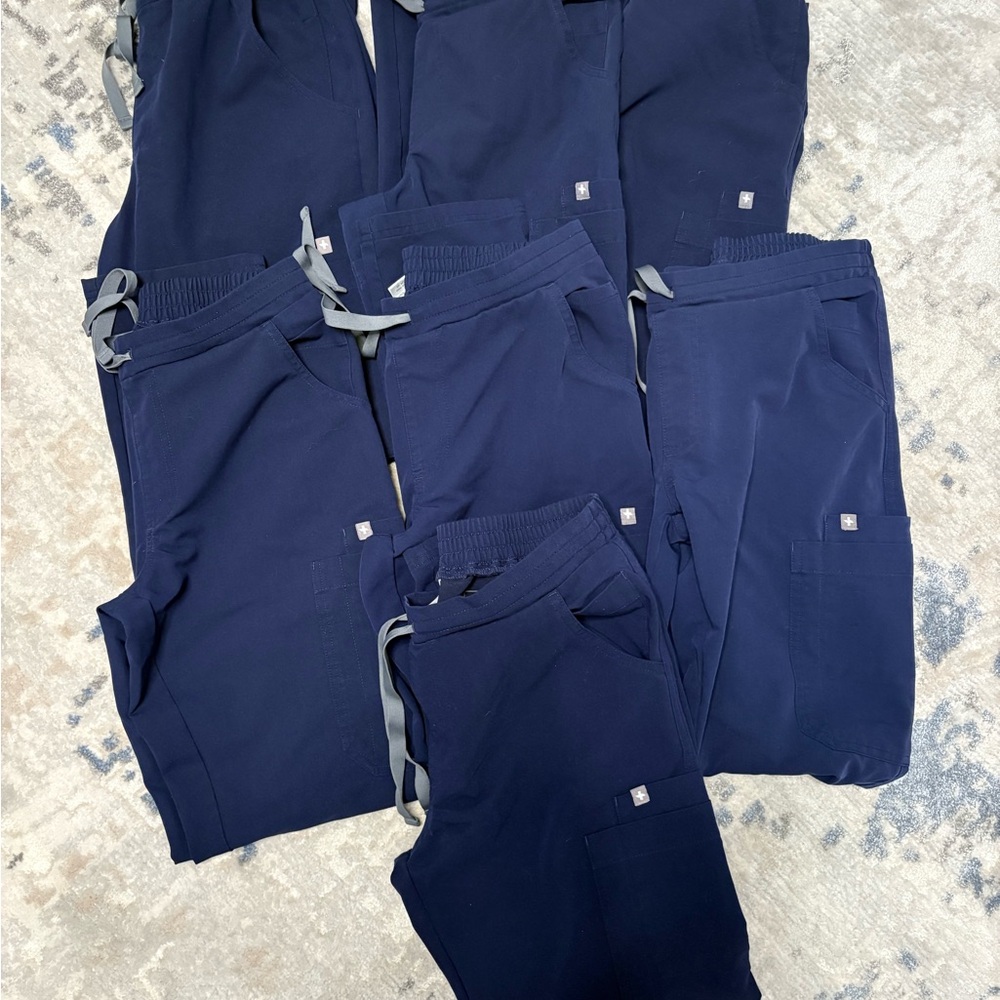 Figs Navy Blue Women's Pants Set of 7!